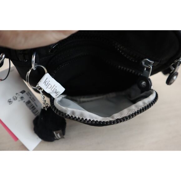 Kipling KI9161-0DH Women's O/S Black Tonal Ron Crossbody/Shoulder Bag - Picture 7 of 16